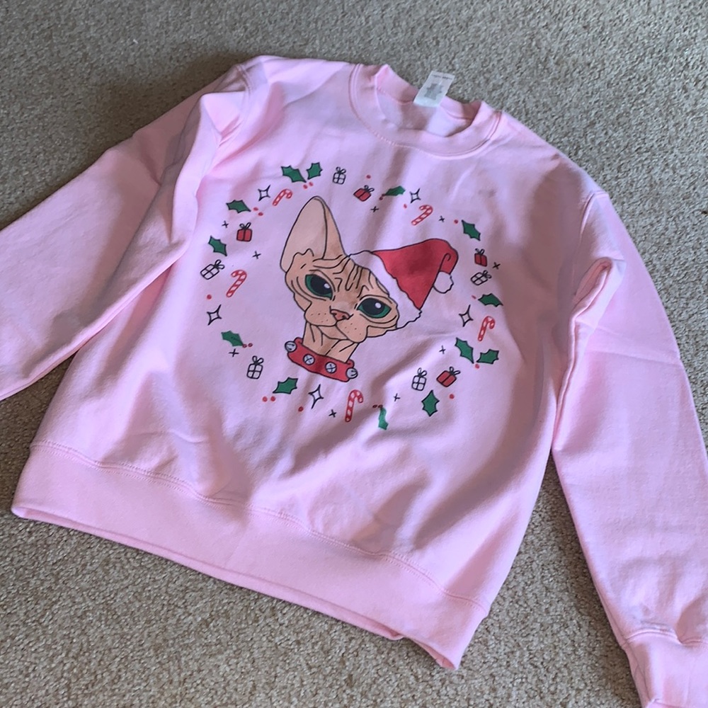 Sphynx Cat Christmas Sweatshirt